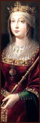 Imagen de la Reina Isabel que se encuentra en el Casón del Buen Retiro